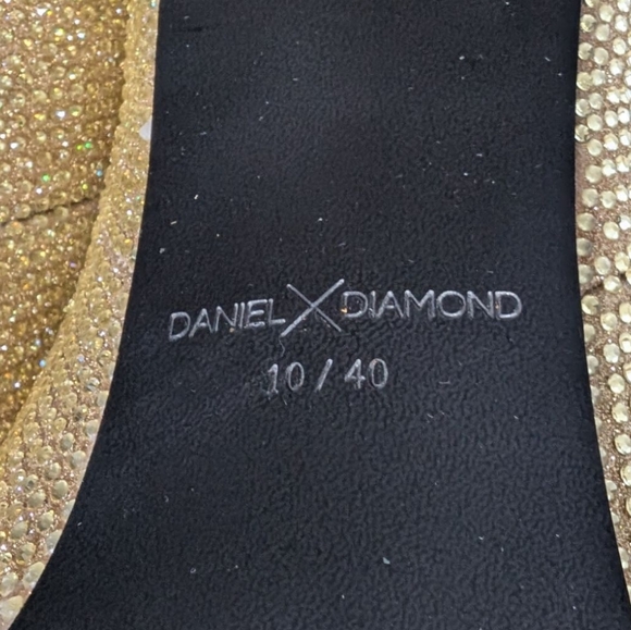 Daniel X Diamond Johnny Guitar Gold Glitter Ombre Western Boot....Size ..10 - Picture 9 of 10